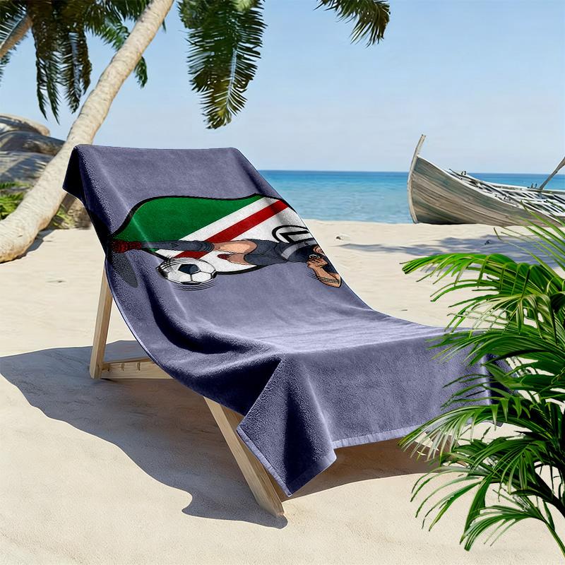 Toalla de Playa con Estampado del Legia de Varsovia, Toalla Grande Suave de Secado Rápido para Playa, Camping, Natación