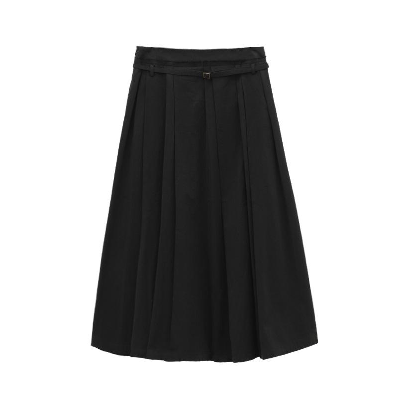 

Юбка-зонт А-силуэта плиссированная с ретро японской пряжкой Love & Nancy - Летняя коллекция 21077 S