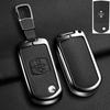 New Zinc Alloy Leather Car Flip Key Case Cover for  2 3 5 6 CX7 CX9 RX8 MX5 MPV Demio Holder Protector Keychain Accessories