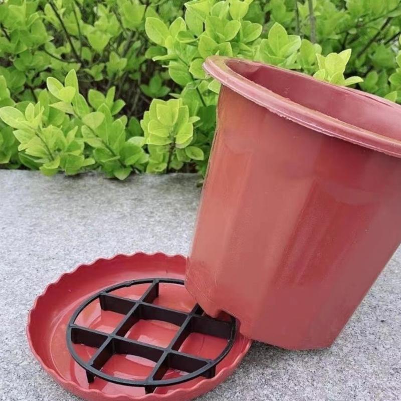 20pack Breathable Flower Pot Trays With Drainage Holes Promote Root Health Reusables Plastic Plant Saucers
