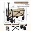 Foldable Adjustable Outdoor Camping Wagon