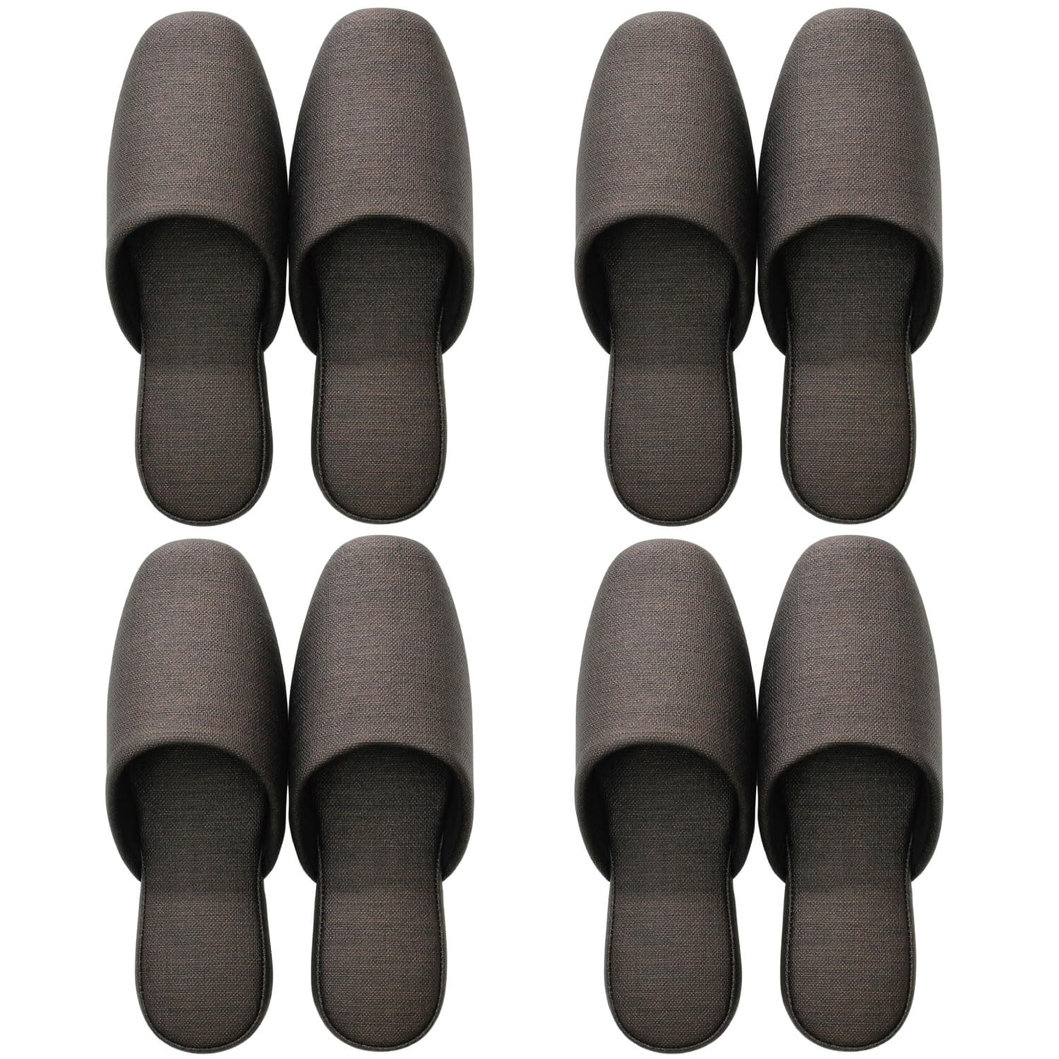 

Прочные гостевые виниловые тапочки Набор тапочек Тканевые (Большой, Коричневый, 4)