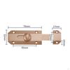 Brass Door Security Bolt Latch for Easy Installation In Various Settings