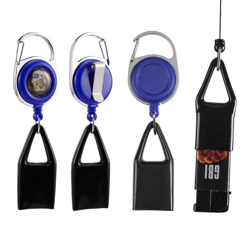 Indragbar Tändarhållare Nyckelring Bärbar Silikon Tändarrem Tändarhölje Enkel Klämma Rökningstillbehör