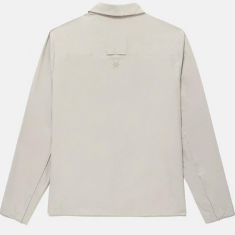 Descent Dualless Woven Shirt Jacket B1 Sq221dwb41 Beig Blk0