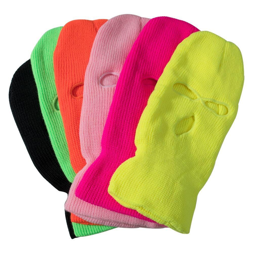 Men's Hat Winter Riding Windproof,Warm and Neck Protecting Hat Personalized Three Hole Thickened Ear Protecting Knitted Hat,Headgear Hat