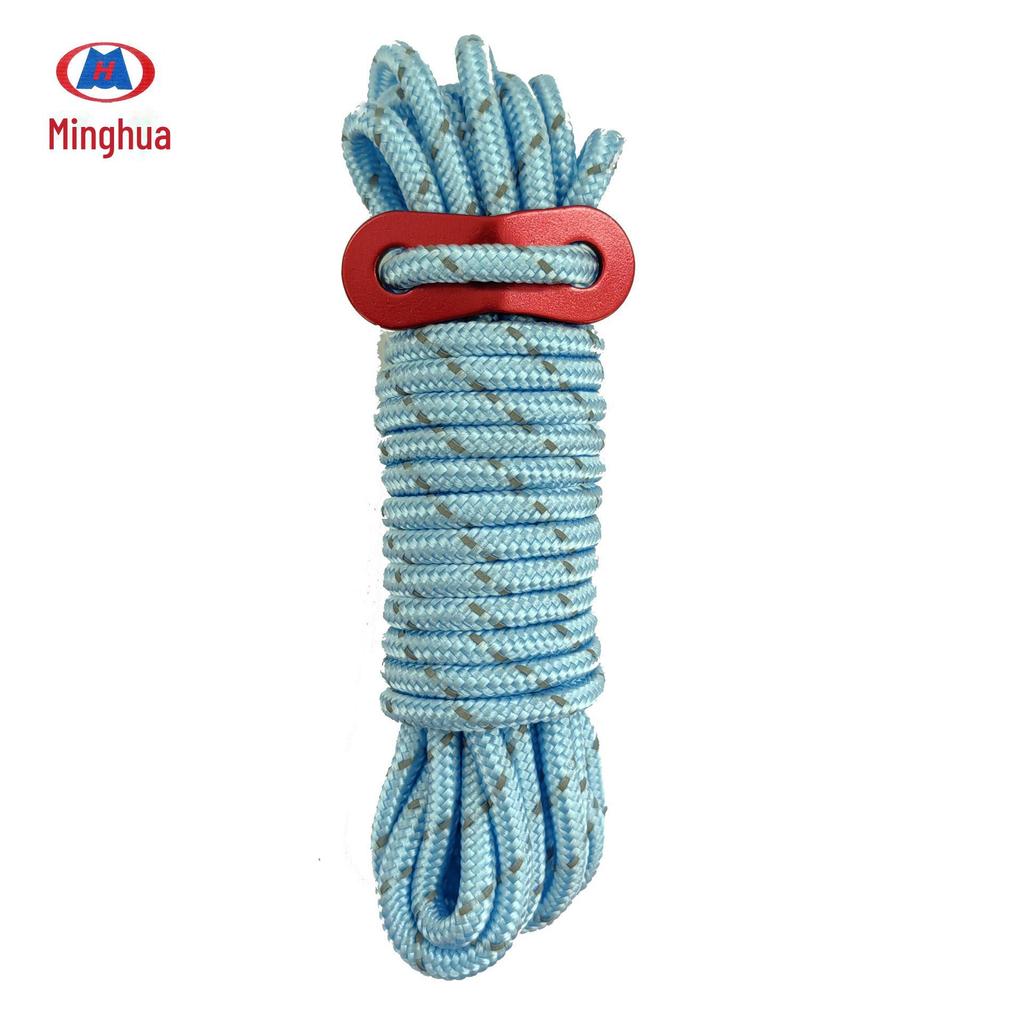4mm Reflective Outdoor Camping Tent Tie & Awning Windproof Rope, 4m