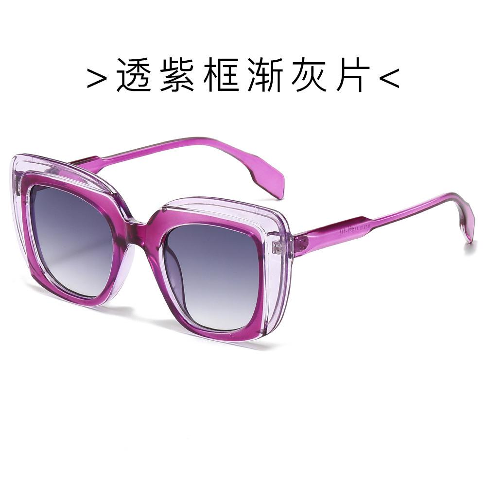 New European and American UV-proof sunglasses for men and women, personalized trend versatile sunglasses, sunscreen sunshade glasses