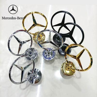 2025 Új For Benz Autó Motorháztető Jelvény Első Motorháztető Króm Jelzés Tartozékok Mercedes Benz AMG W204 W205 W203 W211 W212 W21