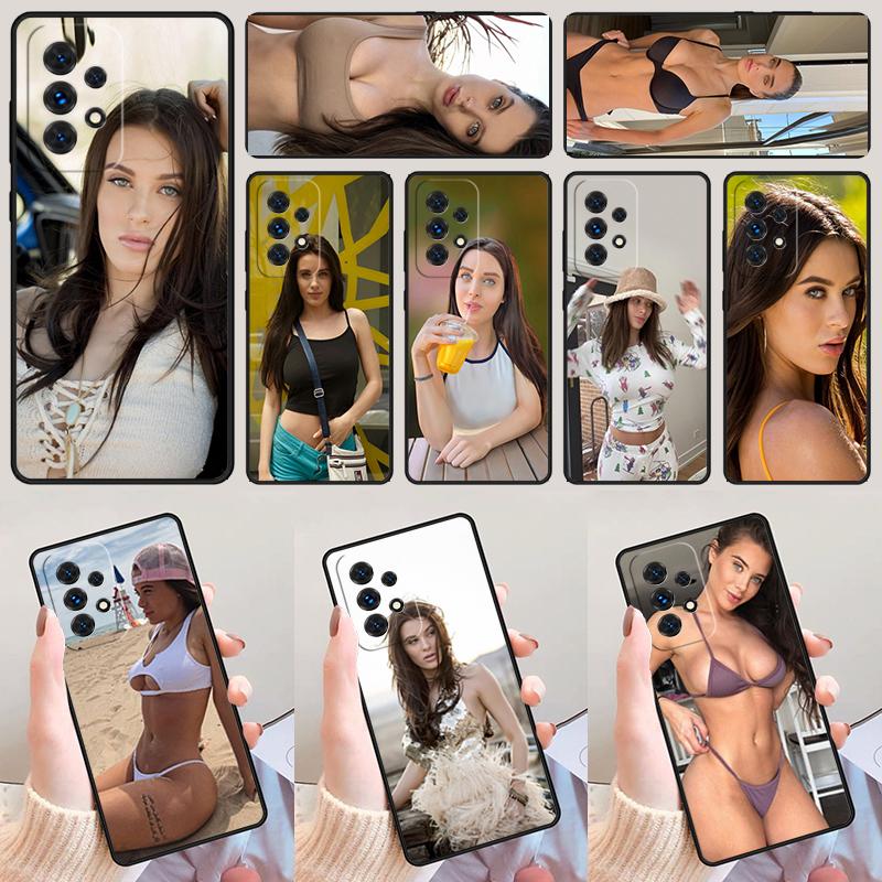 Sexy Lana Rhoades phone case For Samsung Galaxy A42 A31 A40 A51 A71 A32 A80 A91 A52 A72 A73 A20e A21S A50 A70 A11 A12 Cover