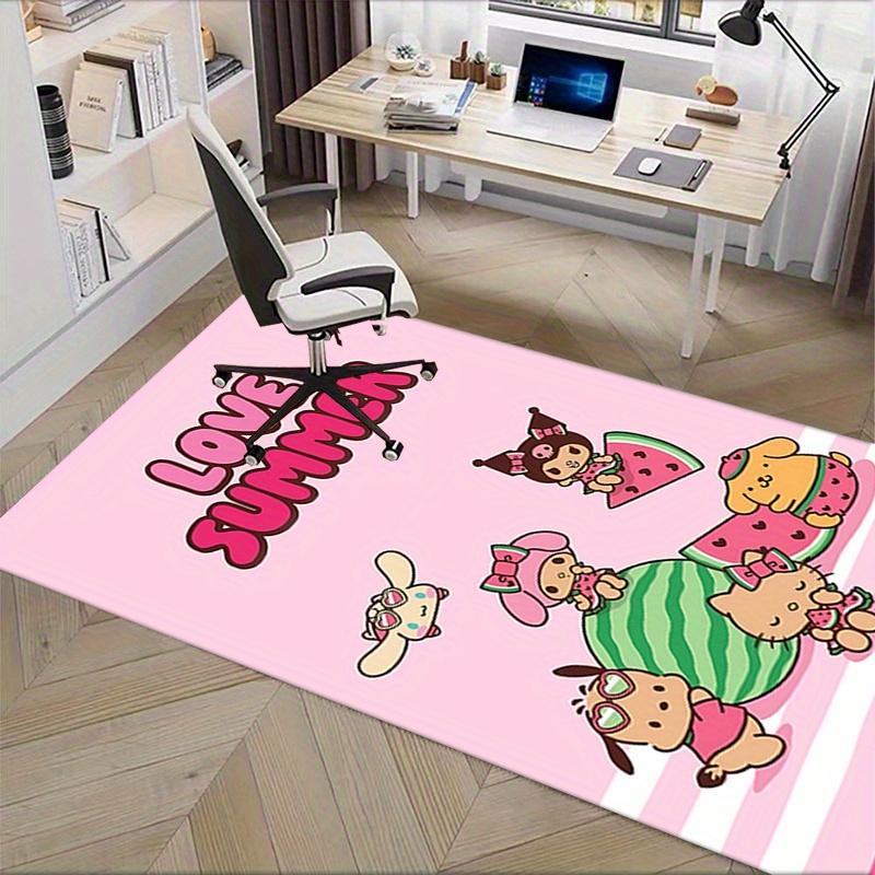 Office Rug Summer, Cute Anti-Slip Rug, Machine Washable for Living Room, Bedroom, Office, Multiple Sizes, Bedroom Mat, Decorative Mat, Durable Mat, Li