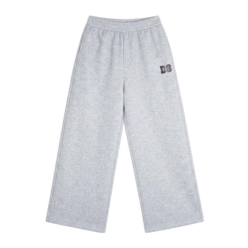 Deesha Girls' Fashion Contrast Appliqué Straight Sweatpants