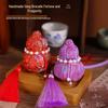 Dragon Boat Festival Brocade Gourd Sachet DIY Kit - Intangible Cultural Heritage Pendant Gift