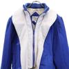 VINTAGE 80s Half zip coat 18 2/1 Blue Men's Used