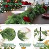 Pine Garland Real Touch Christmas Garland Artificial Cypress Leaves Garland For Holiday Fireplace Mantle Decoration
