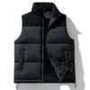 2026 Men's Warm Corduroy Vest: Fleece-Lined, Thickened, Color Block Design for Autumn and Winter, Outdoor Windproof