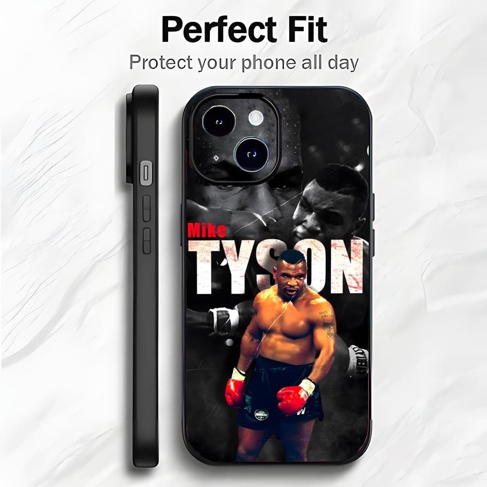 Powerful Boxing Legend M-Mike Tyson Phone Case Phone Case Soft Packaging Lightweight For iPhone17 16 15 14 13ProMax