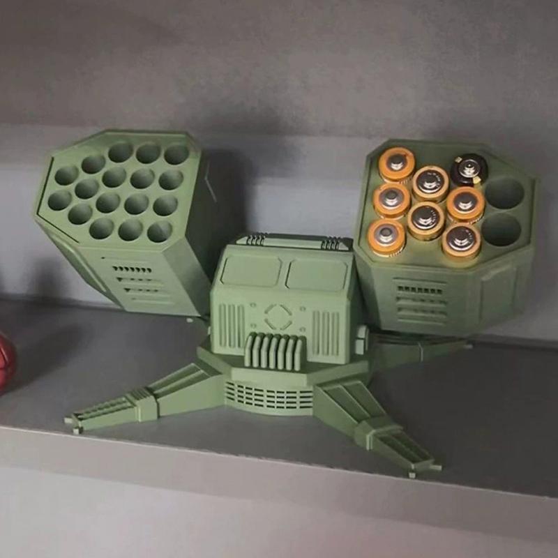 3D Печать Коробка для Хранения Батареек Украшение Креативные Настольные Фигурки Декорация Модель AA Модель AAA Коробки Органайзеры для Батареек зелёный 1559₽