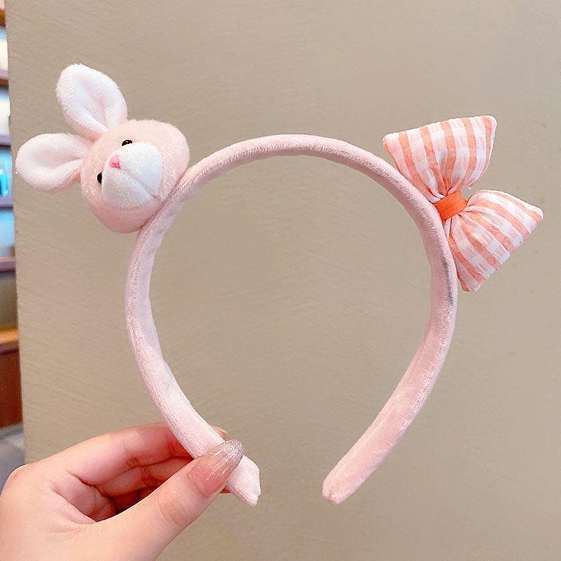 Adorable 2024 Cartoon Hair Tie & Plush Headband Set for Women - Cute Hair Accessories & Gift