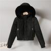 New Winter Korean Version Loose Thickened Hooded Padded Jacket Big Fur Collar Bread Jacket