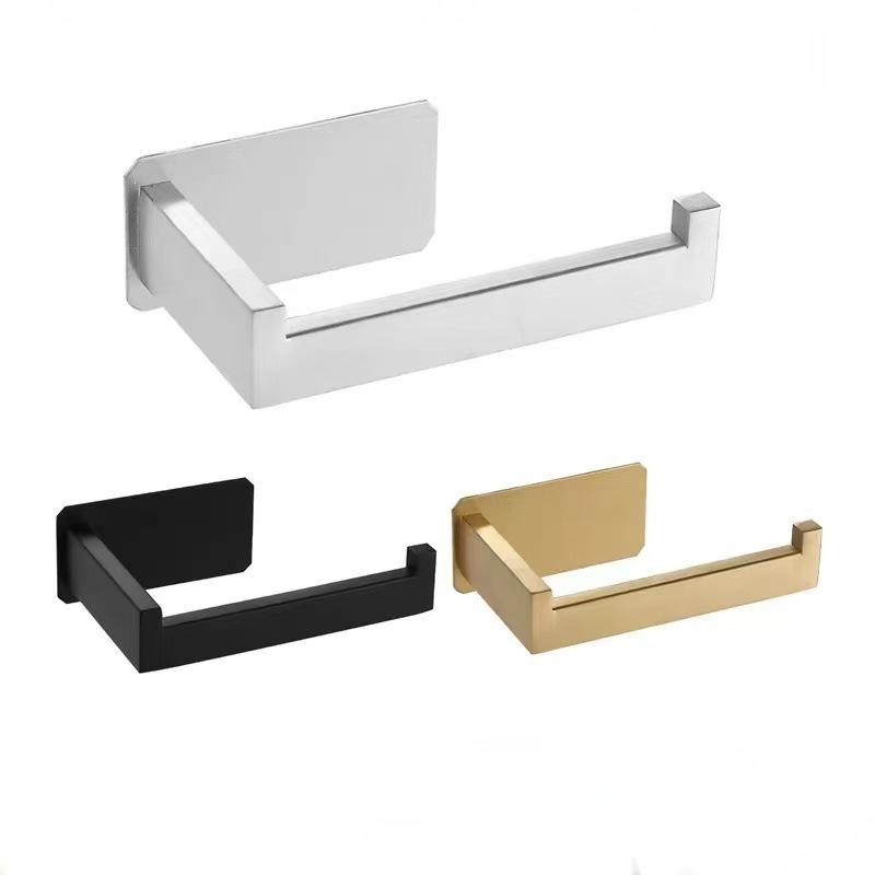 Durable Stainless Steel Toilet Paper Holder - Wall Mounted Bathroom Tissue Dispenser for Home, Kitchen and Hotel Use