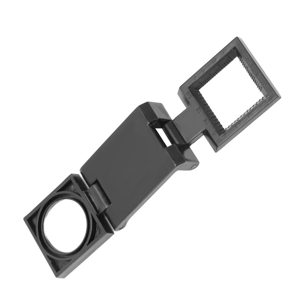 Folding Magnifying Glass 3 Folds 10X Optical Glass Lens Small Pocket Magnifier Glass for Seniors Reading Inspection