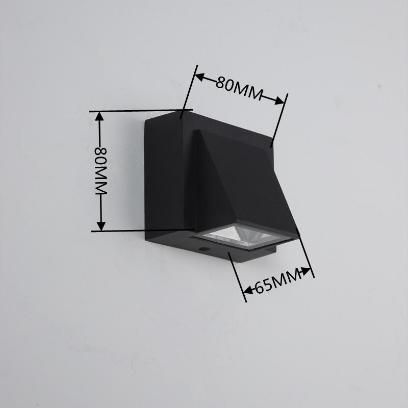 Creative Waterproof Wall Lamp for Living Rooms, Bedrooms, Hallways, and Staircases
