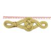 1 Pair Gold Chinese Frog Closure Knot Button Fastener for Cheongsam Tang Suit Decoration, DIY Sewing Button
