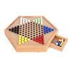 Set di Dama Cinese Esagonale in Legno Brangdy