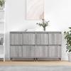 Sideboards 2 pcs Grey Sonoma Particleboard