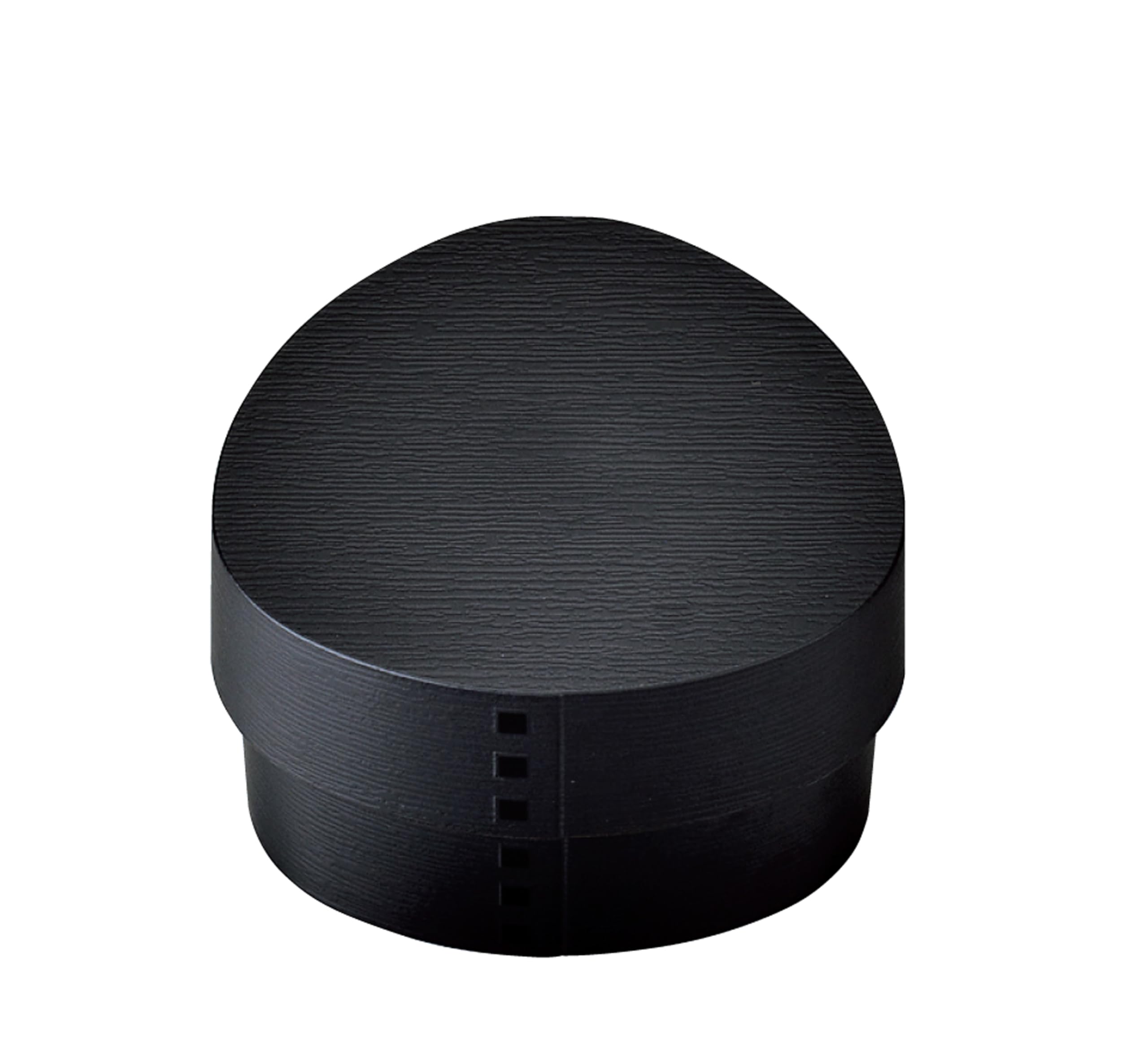 

Tatsumiya Magewappa Monotone Rice Ball Matte 30510 Case, Black, Size Approx. W9.8 D9.7 H5.9