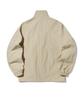 Slit Studio Lettering Windbreaker Jacket Beige