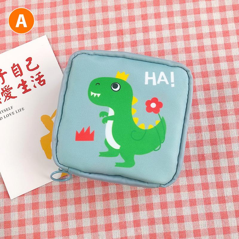 Sanitary Napkin Towels Bag Girl Travel Mini Makeup Bags Earphone Storage Bag