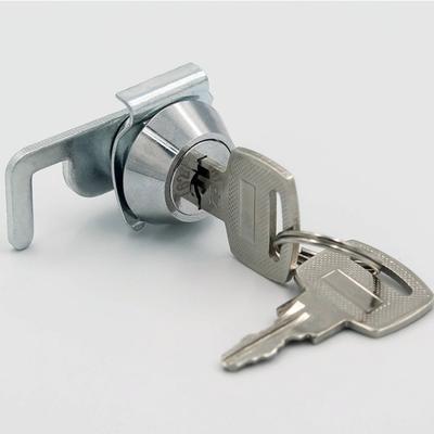 Rust-Resistant Mini Cam Lock with Quick Clip Metal Cabinet Silver POS Drawer Lock with Keys Easy Replacement