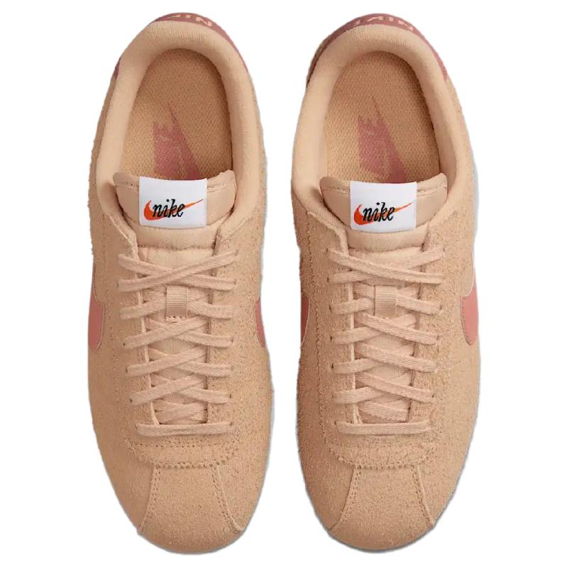 Nike Cortez Vintage Suede Comfortable Versatile Low-Top Casual Running Shoes Women sneaker Light-Brown FJ2530-201