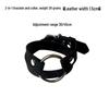Cross Men's Double Collar Bracelet & Clavicle Chain - Trendy Retro Leather Rope Neck Accessory for Girls