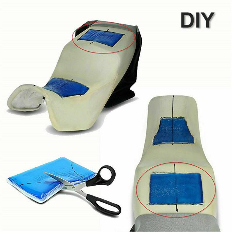 Motorcycle Seat Gel Pad Gel Elastic Pad Cushion Comfortable Shock Absorption Soft Cool Motorbike Saddle Mat Motorcycle Parts