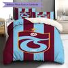 Trabzonspor Pattern Bedding Set Quilt Cover Pillowcase Home Decor Gift (1 * duvet cover + 2 * pillowcase, without core)