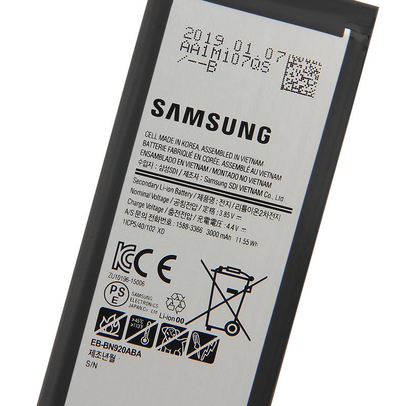 Original Ersatzakku EB-BN920ABE EB-BN920ABA Für Samsung GALAXY Note 5 Note5 N920I N920G N920G/DS N920T N920A N9200 N9208 NFC 3000mAh