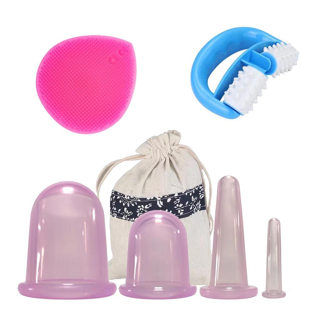 Transparent Silicone Face Massage & Moisture Cupping Device