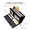 For Mitsubishi Men's Long Wallet Multi-card Slot Card Holder Business Wallet Outlander Lancer L200 ASX Pajero Grandis Eclipse
