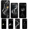 Cat Line Black Cats Phone Case For Google Pixel 9 8 7 6 Pro XL 8A 6A 7A 5G Soft Shockproof TPU Black Cover