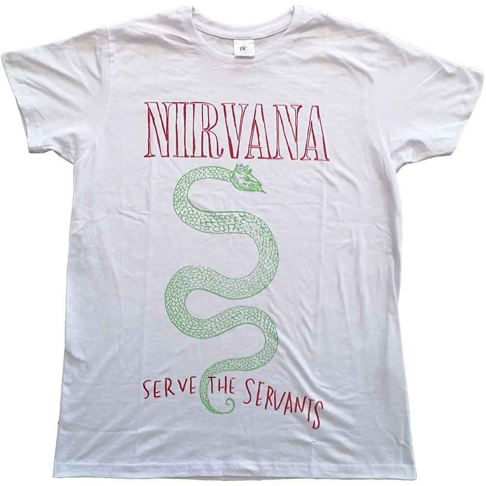 Nirvana Serve The Servants T-Shirt White New Unisex T-Shirt XXXL