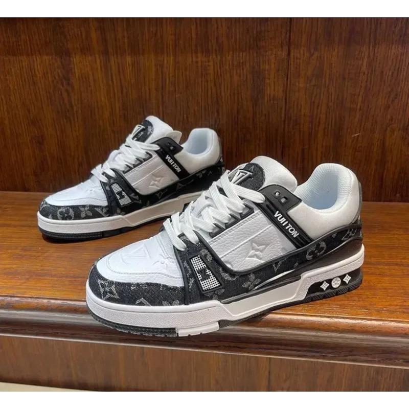 Spring new color matching low-top board shoes breathable and non-slip men's casual shoes