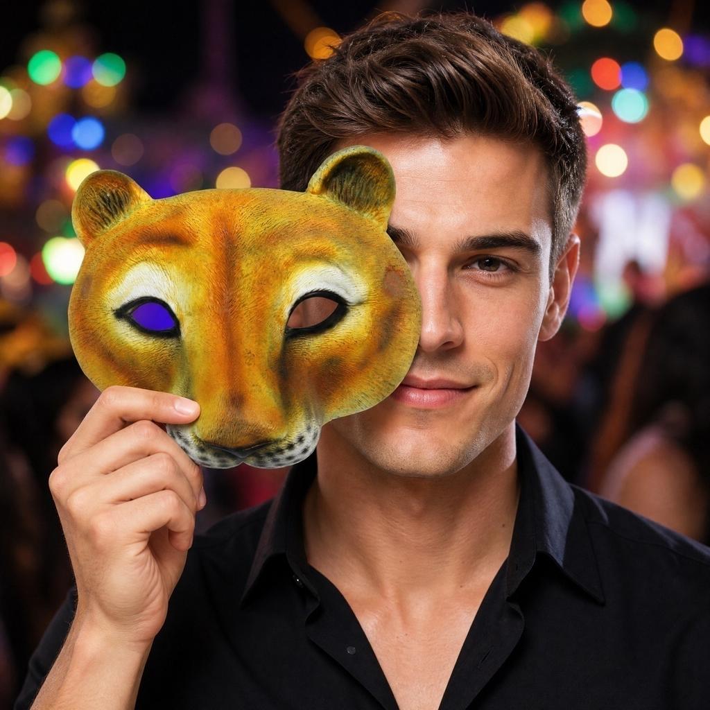 for Halloween Party - Adult Animal Face Costume Accessory