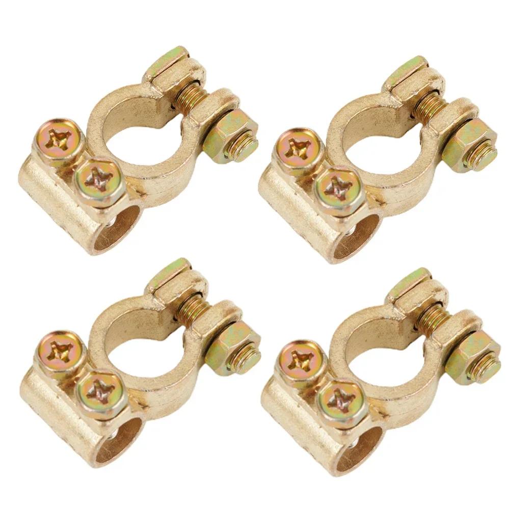 1/2 Pair 12V Leisure Battery Terminals Connectors Clamps Car Van Caravan Motorhome Car Battery Terminal End Clamp Connecto