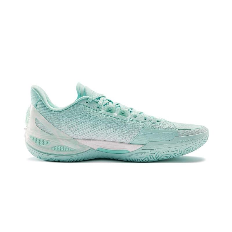 Li-Ning Blade 6V2 Biluo Super Boom Lightweight Stable Low Top Practical Basketball Shoes Men Blue White ABAV087-5