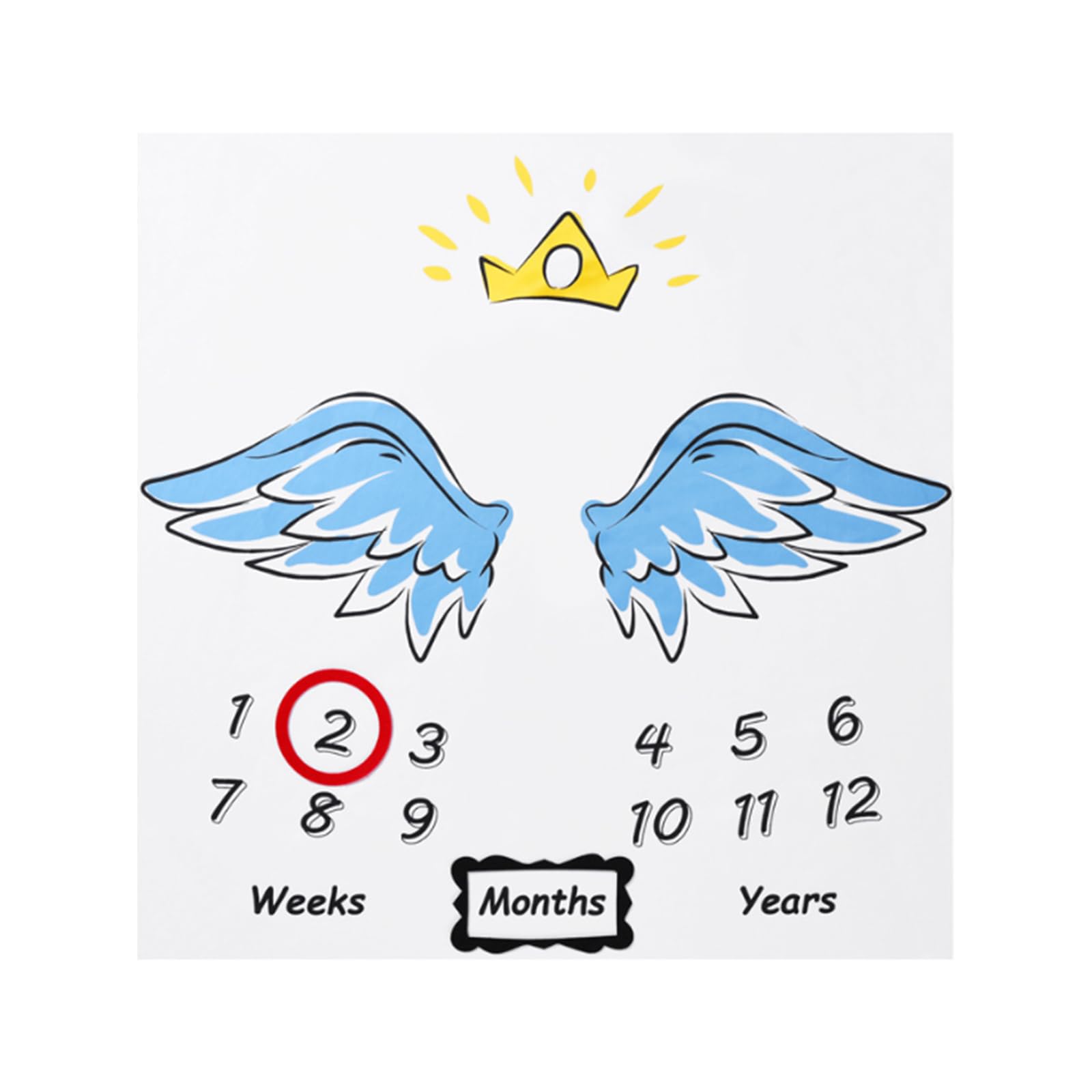 

Детское фото Спящее искусство Детский фотолист Одеяло для детского праздника Полная луна Фон Ткань Тонкая запись роста Памятные фотоинструменты Памятные