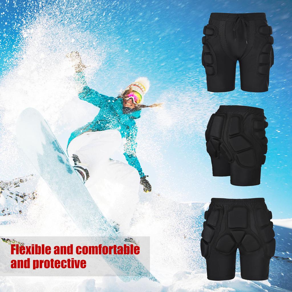 Gepolsterte Snowboard-Schutzshorts, gepolsterte Hüftprotektor-Shorts zum Skifahren und Skaten