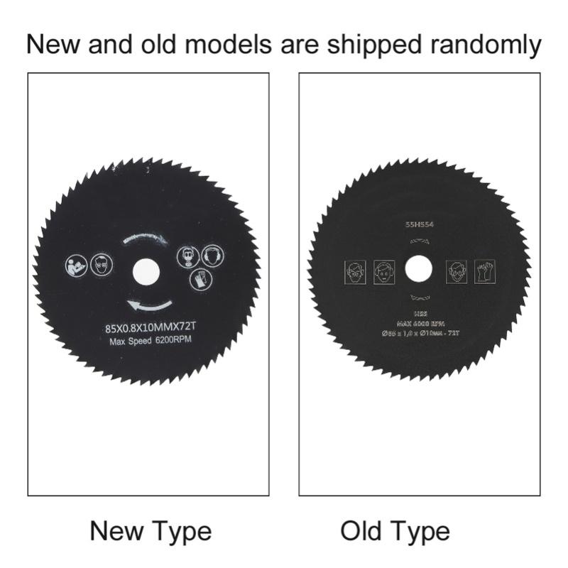 85mm*10mm 72Z HSS Kreissägeblatt Trennscheibe Rad für Holz Metall